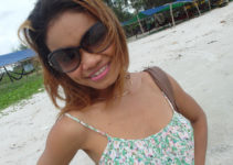 Cambodian beach girl